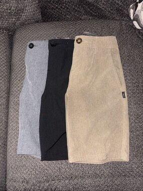 Lot of 3–O'Neill Boy's Reserve 16” Hybrid Shorts, Size 22 (8)